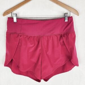 Senita Athletics Shorts Size L Marathon Raspberry Shorts Pockets and Inner Liner